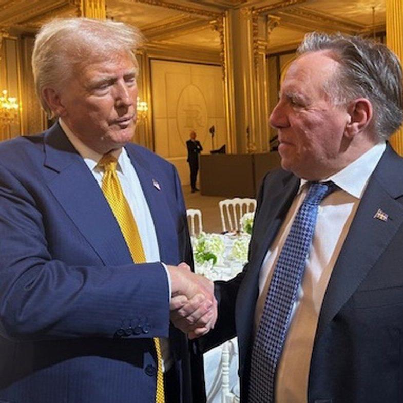 Border control and tariffs: Quebec Premier François Legault meets Trump in Paris